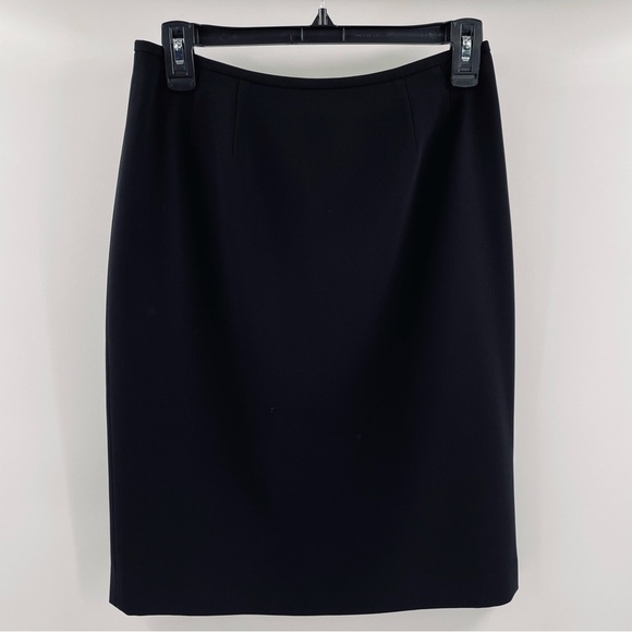 Kasper 2 Piece Black Beaded Embellished Lined Jacket Zip Skirt Suit Set Office - Picture 6 of 13